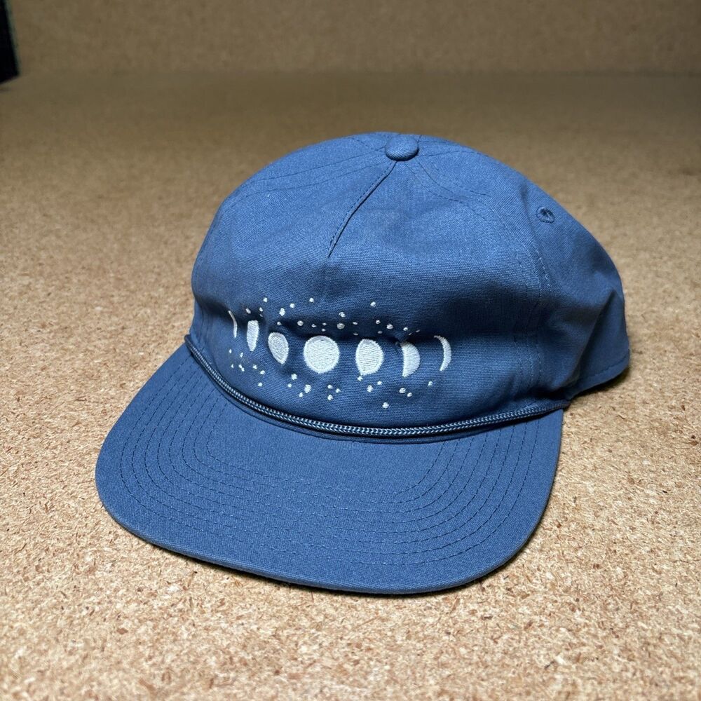 Rachel Pohl Art Moon Phases Hat Limited Edition Blue